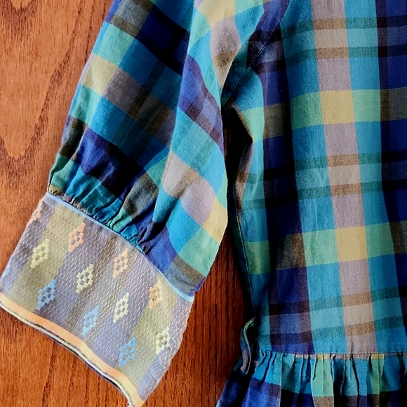 Vintage Junior/Misses border dress - Picture 3 of 7